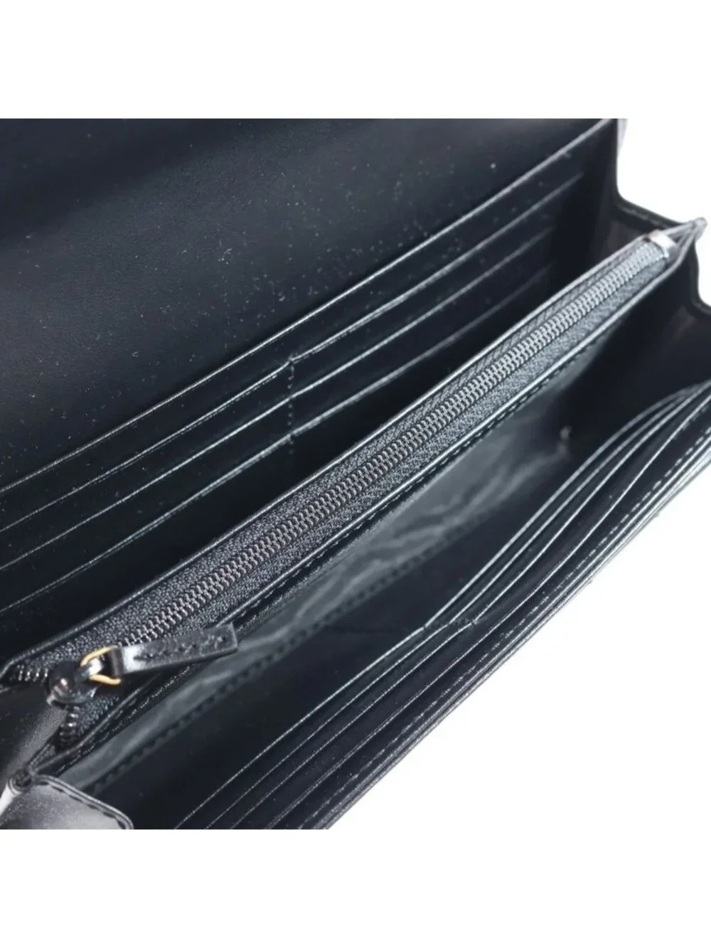 Gucci GG Marmont Bifold Wallet Black Leather